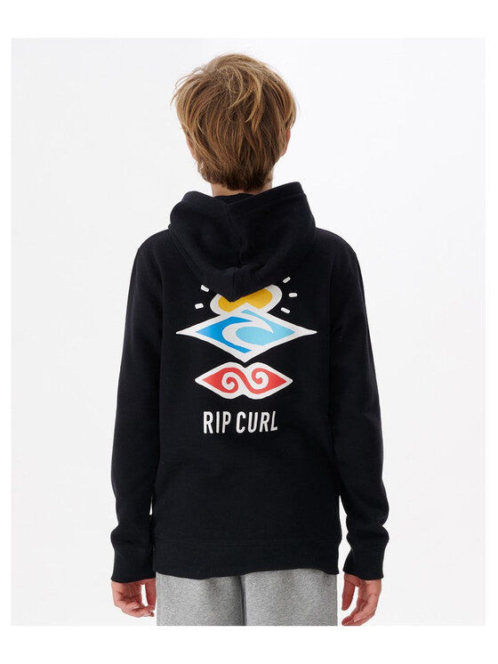 Rip Curl Rip Curl Bluza Search Icon Hood -Boy Czarny Standard Fit