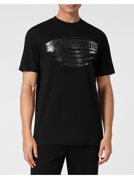 Plein Sport Plein Sport T-Shirt 13037 Czarny Regular Fit