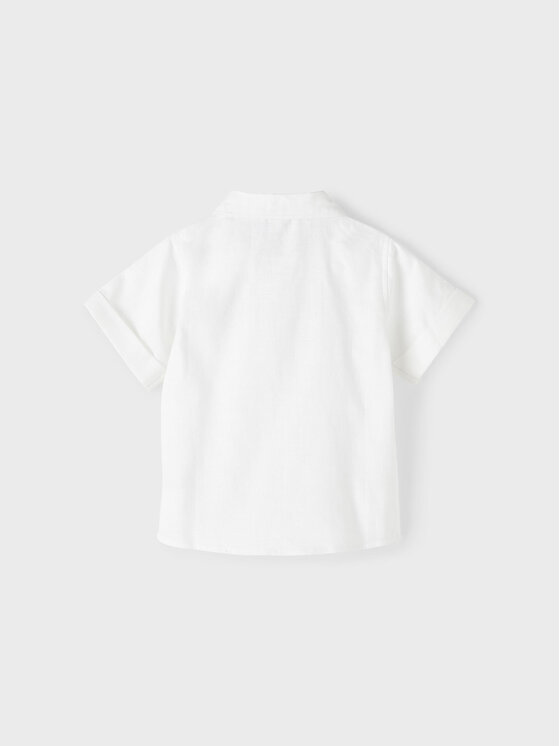 NAME IT NAME IT Koszula 13216662 Biały Regular Fit