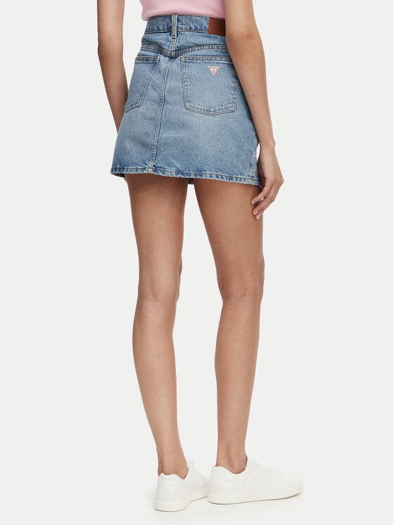 Guess Jeans Guess Jeans Gonna di jeans W5GD0Q D5M4A Blu Regular Fit