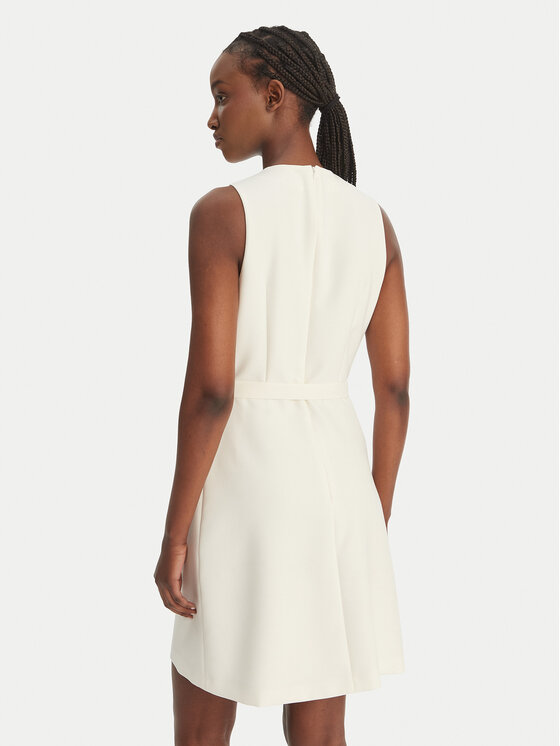 HUGO HUGO Kokteilinė suknelė Kidenna 50559186 Écru Regular Fit