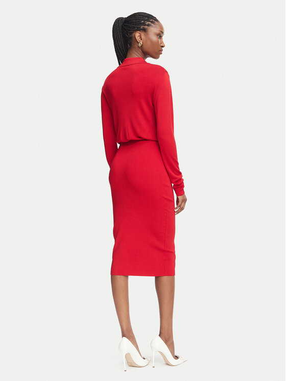 Elisabetta Franchi Elisabetta Franchi Kokteilikleit AM-19S-66E2-V500 Punane Slim Fit