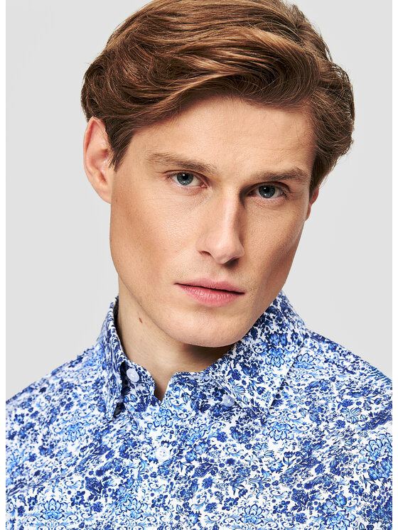 Pako Lorente Pako Lorente Koszula P26SF-1X-024 Niebieski Slim Fit