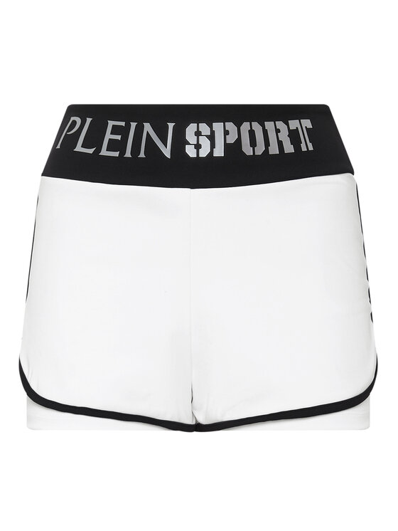 Plein Sport Plein Sport Pantaloncini 2107 Bianco Active Fit