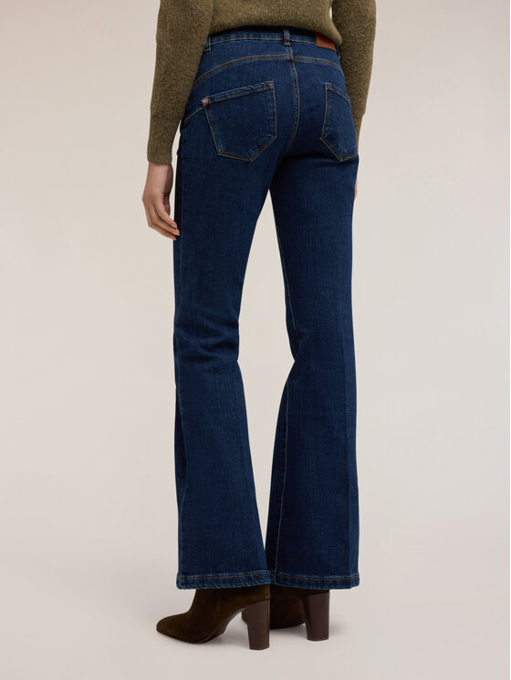 Motivi Motivi Jeansy P427Q704377N034 Niebieski Flare Fit