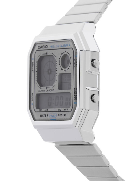 Casio Casio Hodinky A130WE-7AEF Strieborná