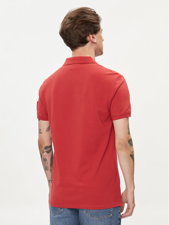 Calvin Klein Jeans Calvin Klein Jeans Polokošeľa J30J323394 Červená Regular Fit