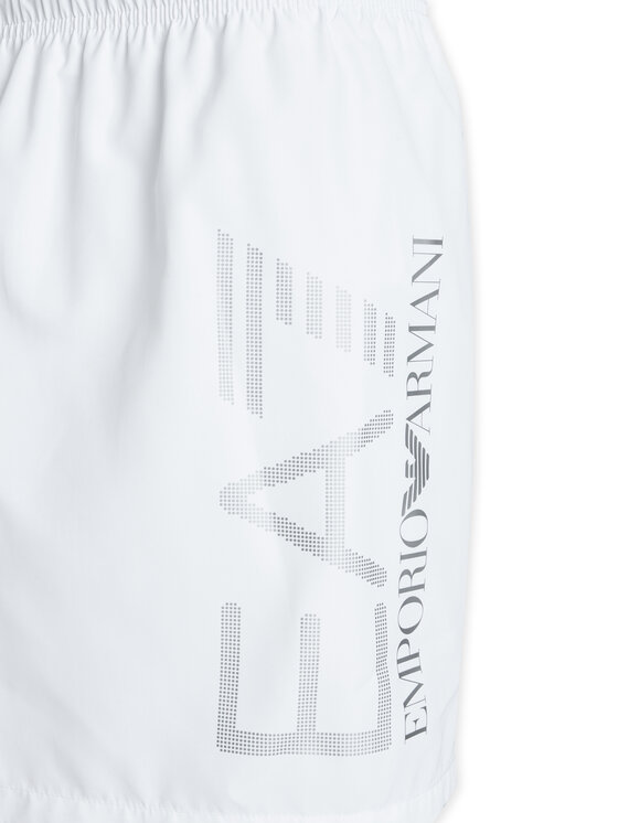 EA7 Emporio Armani EA7 Emporio Armani Kopalne hlače 7M002001 AF14497 M0076 Bela Regular Fit