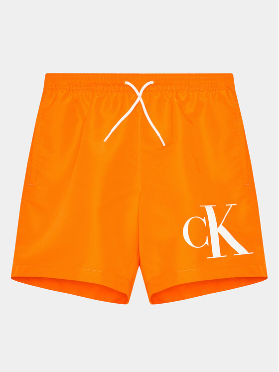 Calvin Klein Swimwear Плувни шорти KV0KV00023 Оранжев Regular Fit