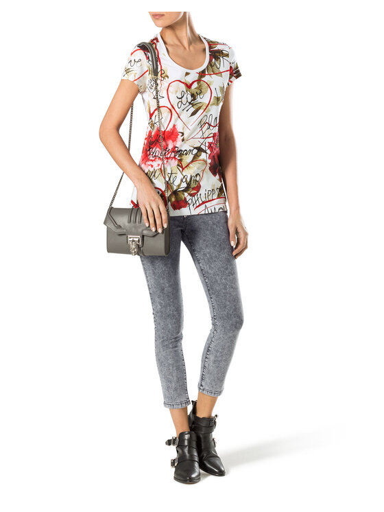 PHILIPP PLEIN PHILIPP PLEIN Džínsy 30764 Sivá Straight Fit