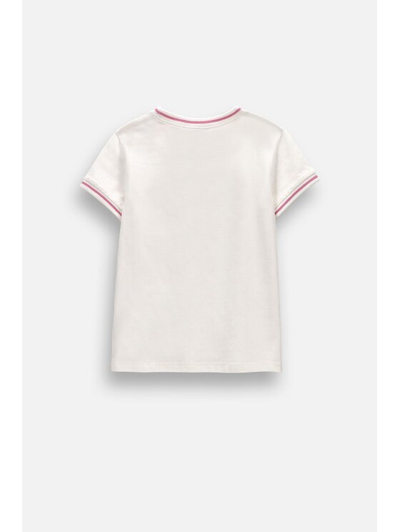 Coccodrillo Coccodrillo T-Shirt ZC6143202AGK-003 Krémová Regular Fit