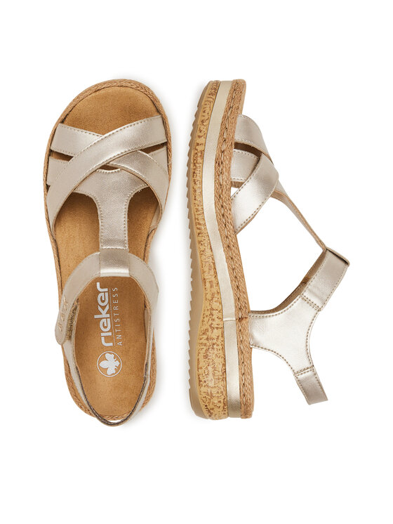 Rieker Rieker Sandalen CEO-V0919-90 Goldfarben