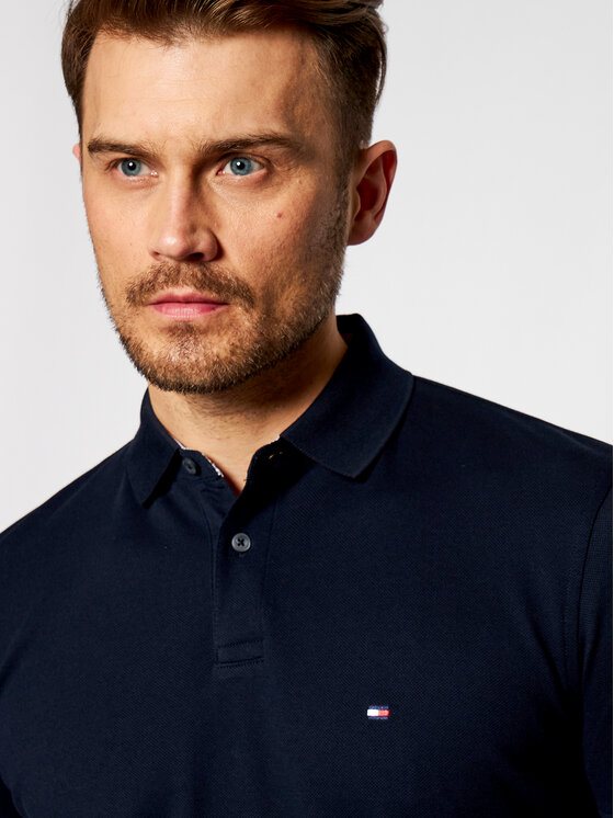 Tommy Hilfiger Tommy Hilfiger Pólóing 1985 MW0MW17770 Sötétkék Regular Fit