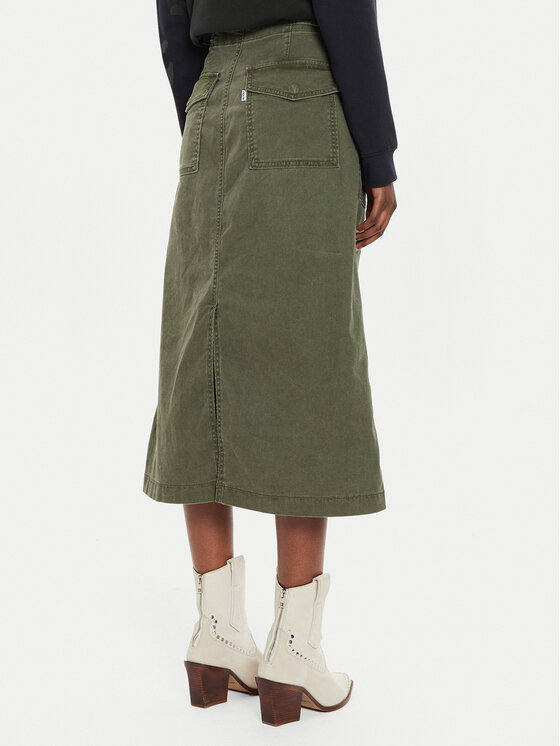 Levi's® Levi's® Farmer szoknya Surplus A8696-0002 Zöld Regular Fit