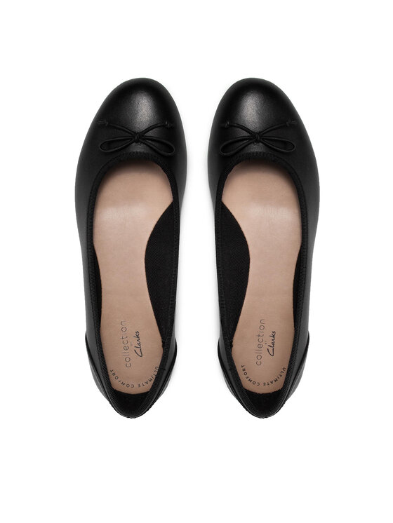 Clarks Clarks Balerina Couture Bloom 261154854 Fekete