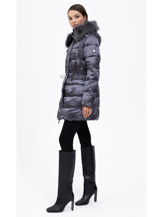 Tiffi Tiffi Kurtka damska LUSERNA Szary Regular Fit