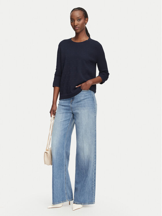JOOP! JOOP! Džemperis 263Kn32Kusta 30103298 Tumši zils Relaxed Fit