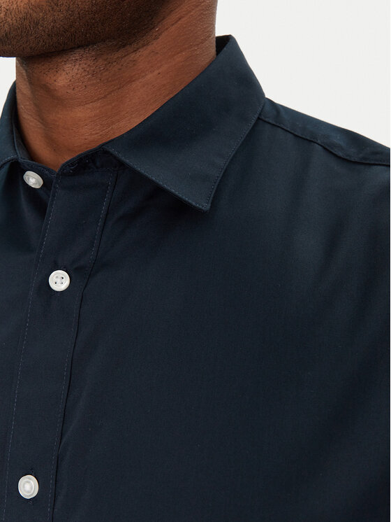 Jack&Jones Jack&Jones Košeľa Joe 12195062 Tmavomodrá Slim Fit