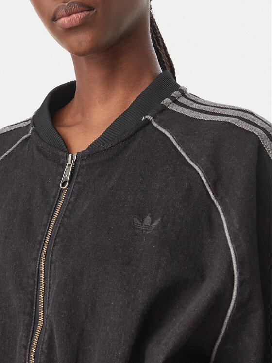 adidas adidas Bluza Sst Denim Tracktop KS9216 Czarny Regular Fit