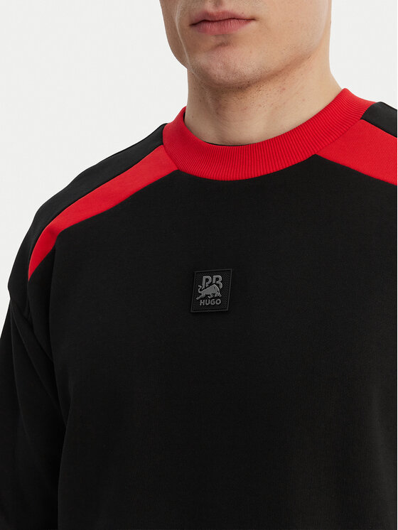 HUGO HUGO Džemperis Davalio_RB 50559679 Juoda Regular Fit
