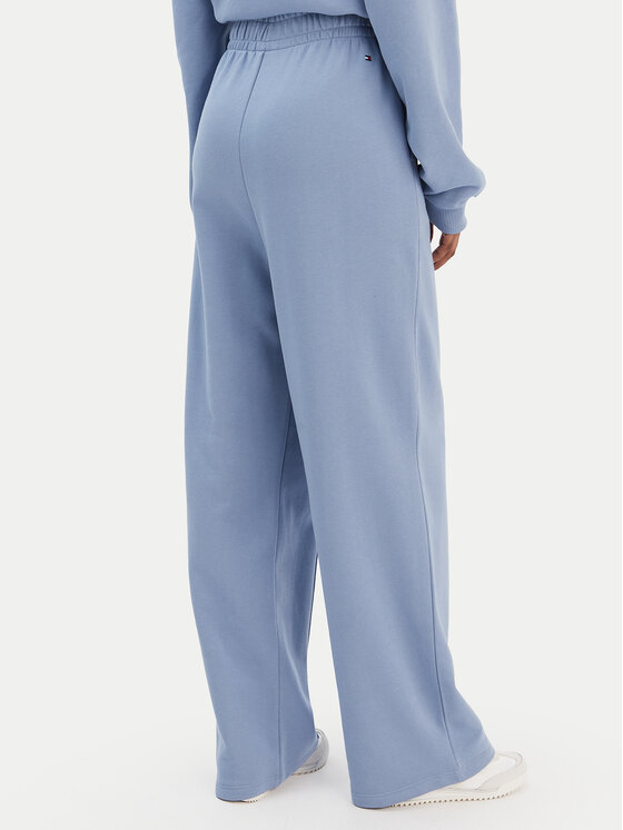 Tommy Hilfiger Tommy Hilfiger Donji dio trenerke Script WW0WW48784 Plava Relaxed Fit