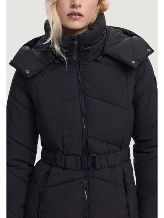 Desigual Desigual Giubbotto invernale PADDED_BELT Nero Casual Fit