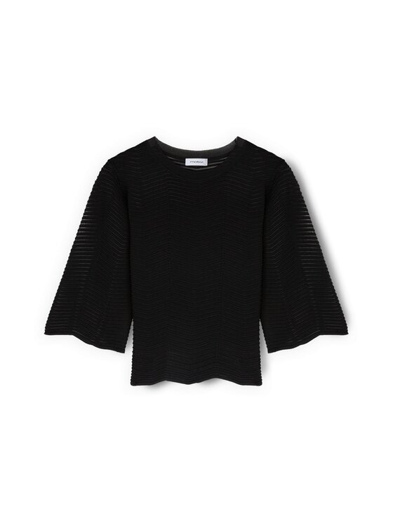 Motivi Motivi Sweter M112W003802N033 Czarny Regular Fit