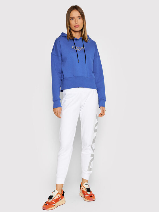 Felpa DP1T8221 Blu Relaxed Fit