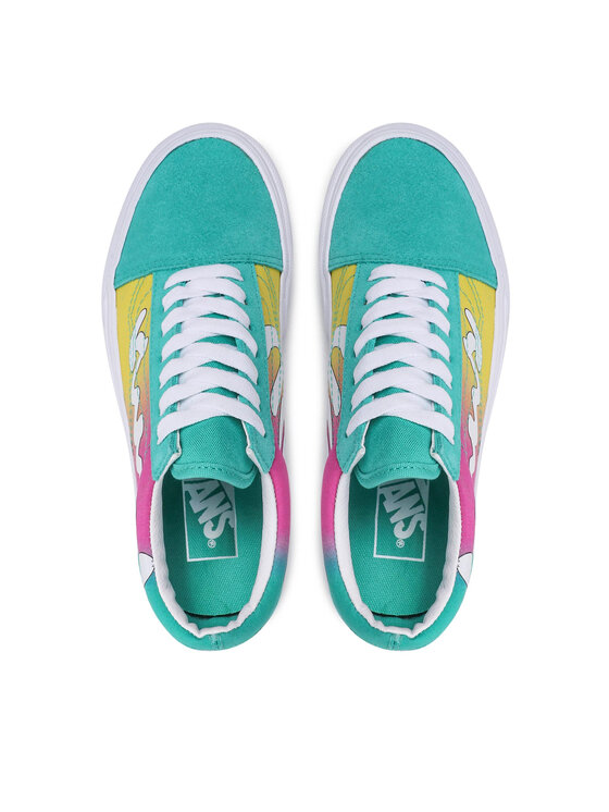 Vans old store skool pro green