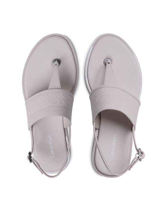 Calvin Klein Calvin Klein Basutės Almond Tp Sandal HW0HW01536 Écru