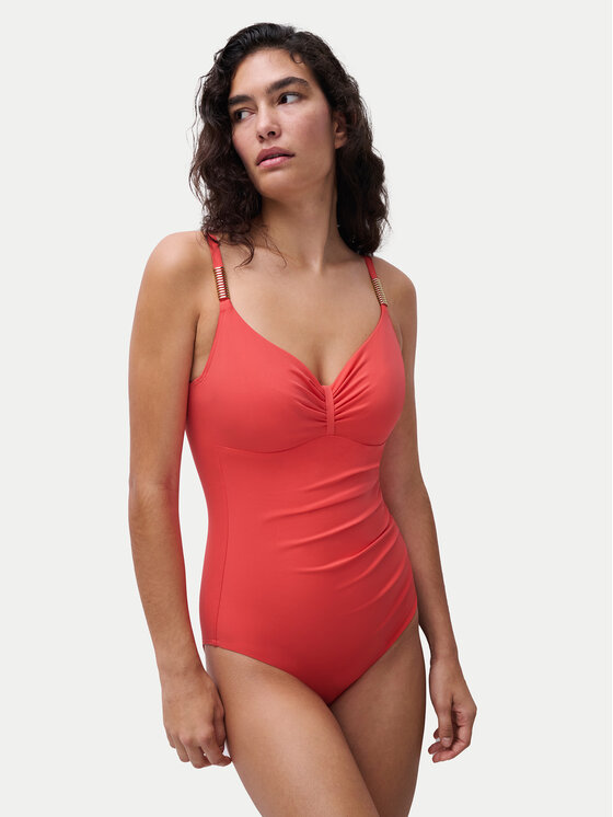 Chantelle Chantelle Kupaći kostim Icon C16VR0 Koraljna