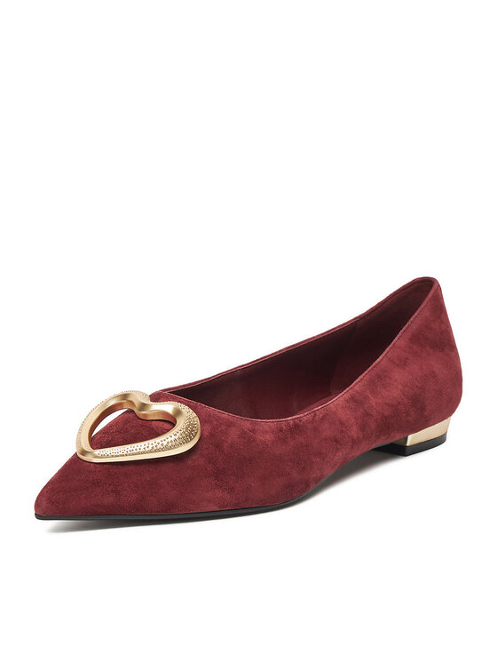 Eva Minge Eva Minge Balerinke EO-ELLA-1750-1-2 Bordo rdeča