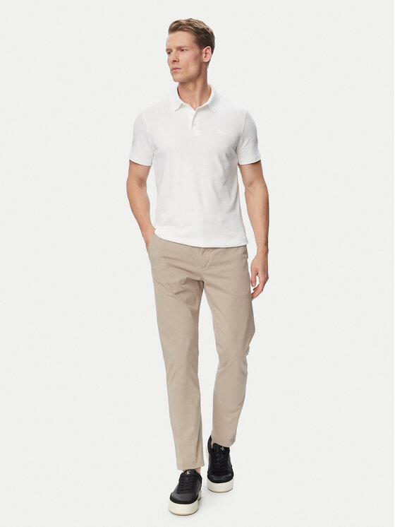 Calvin Klein Calvin Klein Polokošile LV04LH204G Bílá Regular Fit