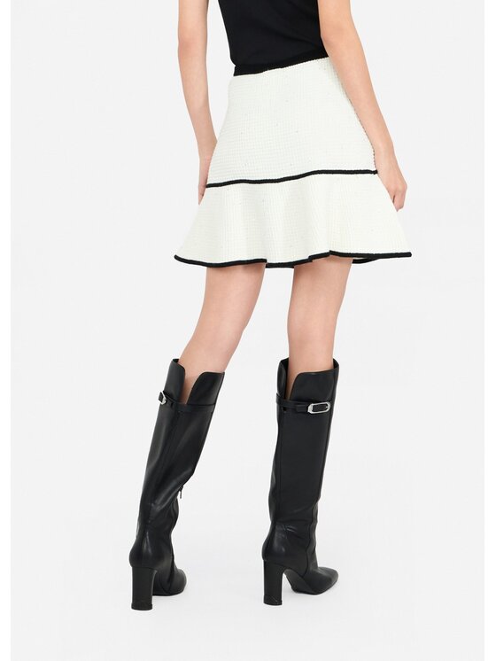 Liu Jo Liu Jo Minigonna CF5133MS18F03A21 Bianco Regular Fit