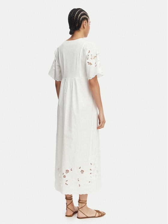 Weekend Max Mara Weekend Max Mara Kasdieninė suknelė Tartufo 2615621092 Balta Relaxed Fit