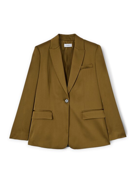 Motivi Motivi Giacca di transizione Q024Q000897N035 Verde Slim Fit