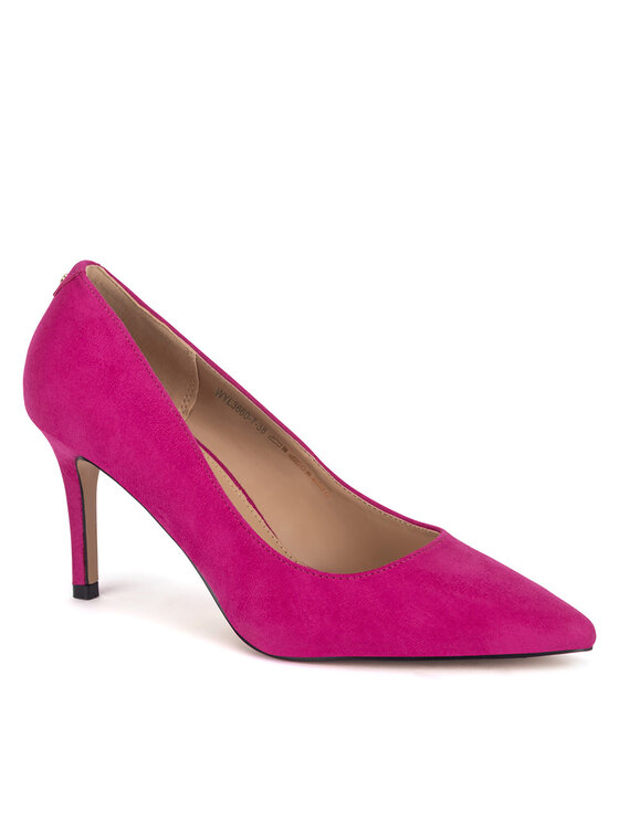 DeeZee DeeZee Pantofi cu toc subțire WYL3660-7 Roz
