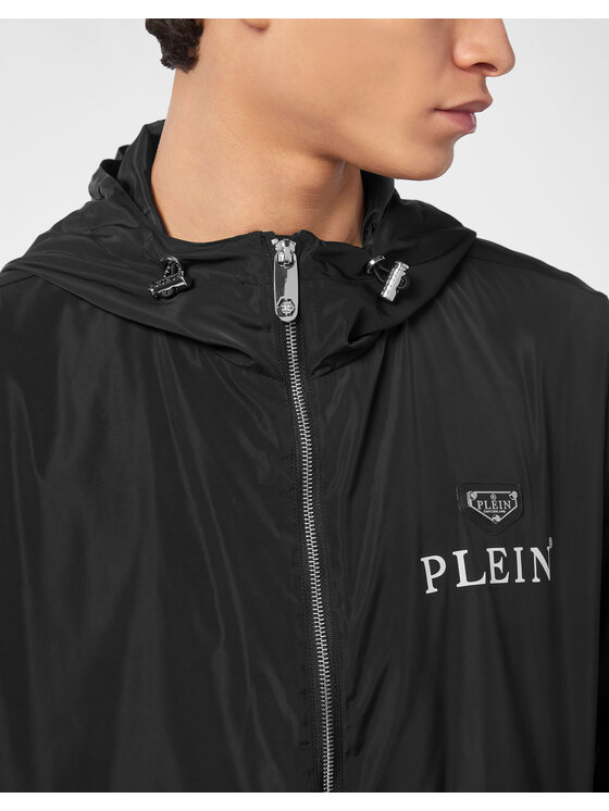PHILIPP PLEIN PHILIPP PLEIN Wiatrówka 25613 Czarny Regular Fit