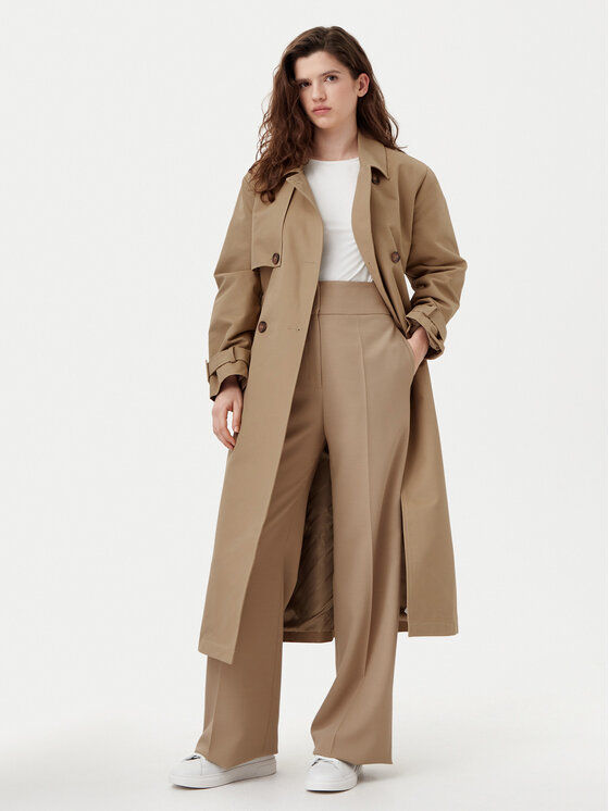 U.S. Polo Assn. U.S. Polo Assn. Trench WUP0761 Bež Relaxed Fit