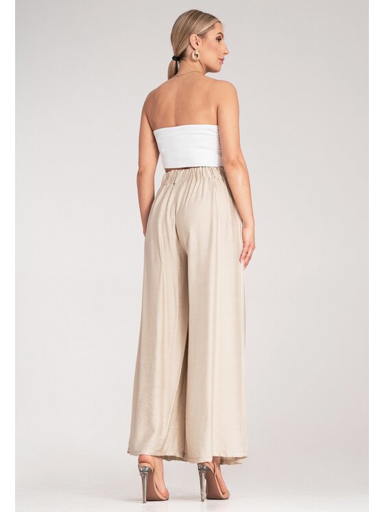 FIGL FIGL Pantaloni da donna M1158 Beige Regular Fit
