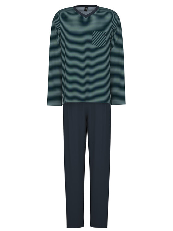 Calida Calida Pyžamo 41667 Tmavomodrá Regular Fit
