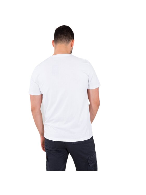 Alpha Industries Alpha Industries T-Shirt AI.178501-09-3XL Biały Basic Fit