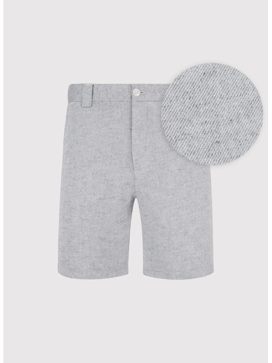 Pako Lorente Pako Lorente Szorty materiałowe P25SF-WS-004 Szary Classic Fit