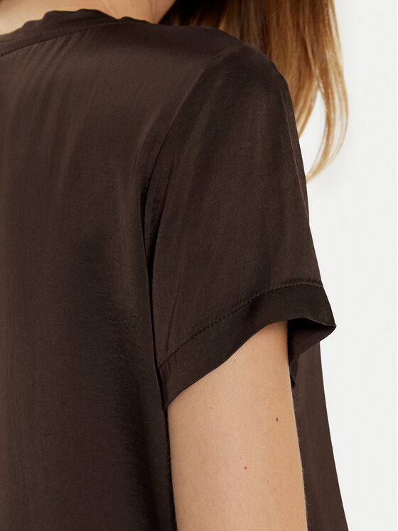 ViCOLO ViCOLO T-shirt TS0201 Smeđa Regular Fit