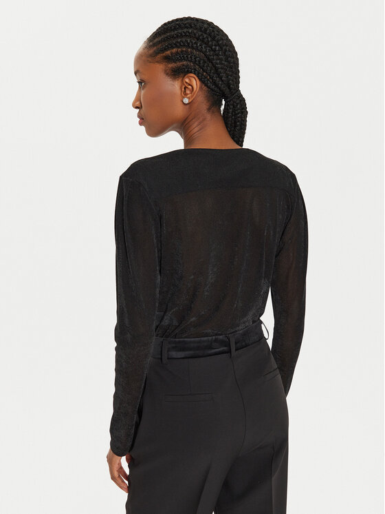 ViCOLO ViCOLO Bodi US0022 Črna Slim Fit