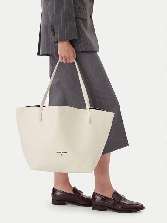 Τσάντα Patrizia Pepe 2B0130/L148-W405 Κρεμ NOSIZE