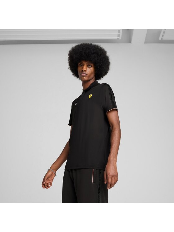 Puma Puma Polo 630185 Czarny Regular Fit