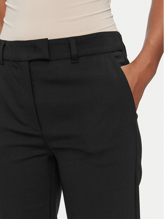Marella Marella Spodnie materiałowe Folle 2423136241 Czarny Regular Fit