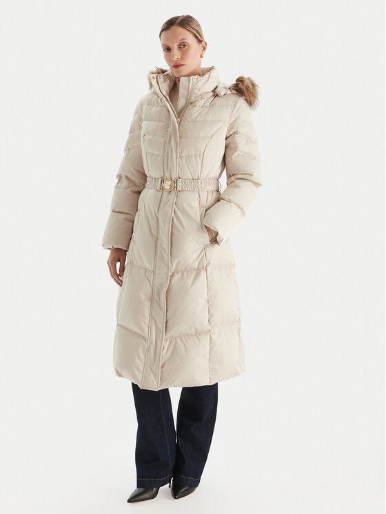 Guess Guess Geacă din puf W5BL29 W2802 Écru Regular Fit