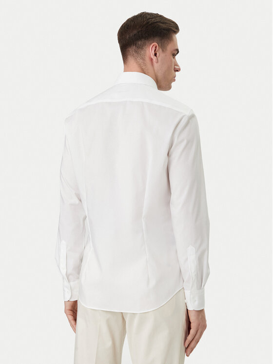 Tommy Hilfiger Tommy Hilfiger Koszula MW0MW43122 Biały Slim Fit